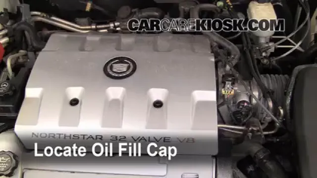 2003 Cadillac Seville SLS 4.6L V8 Huile Ajouter de l'huile